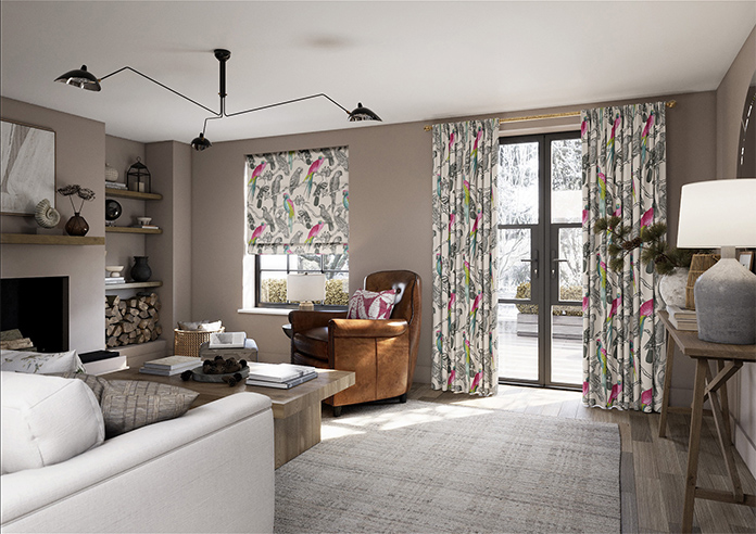 Aviary, Begonia - Roman Blind - Image 7